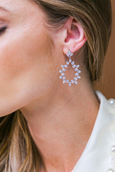 CHARLOTTE FLORAL DROP EARRINGS