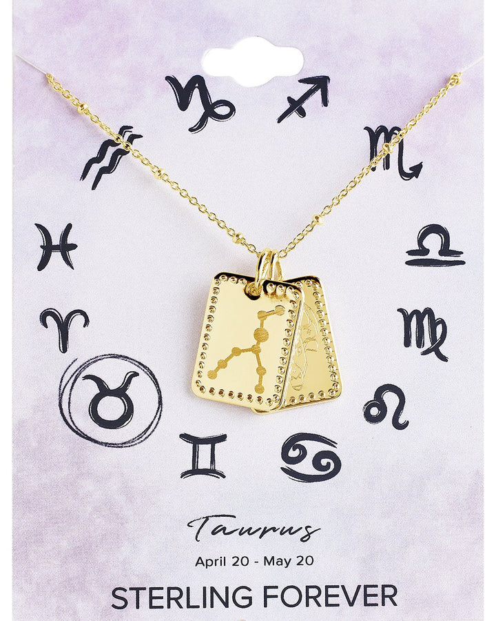 Zodiac Tag Necklace