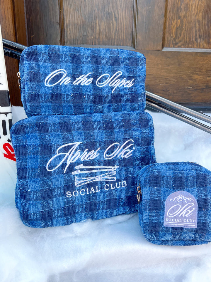 Apres Ski Social Club - Navy Plaid XL Bag