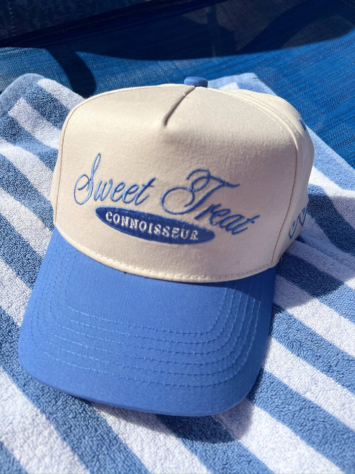 Sweet Treat Connoisseur - Periwinkle Vintage Trucker Hat