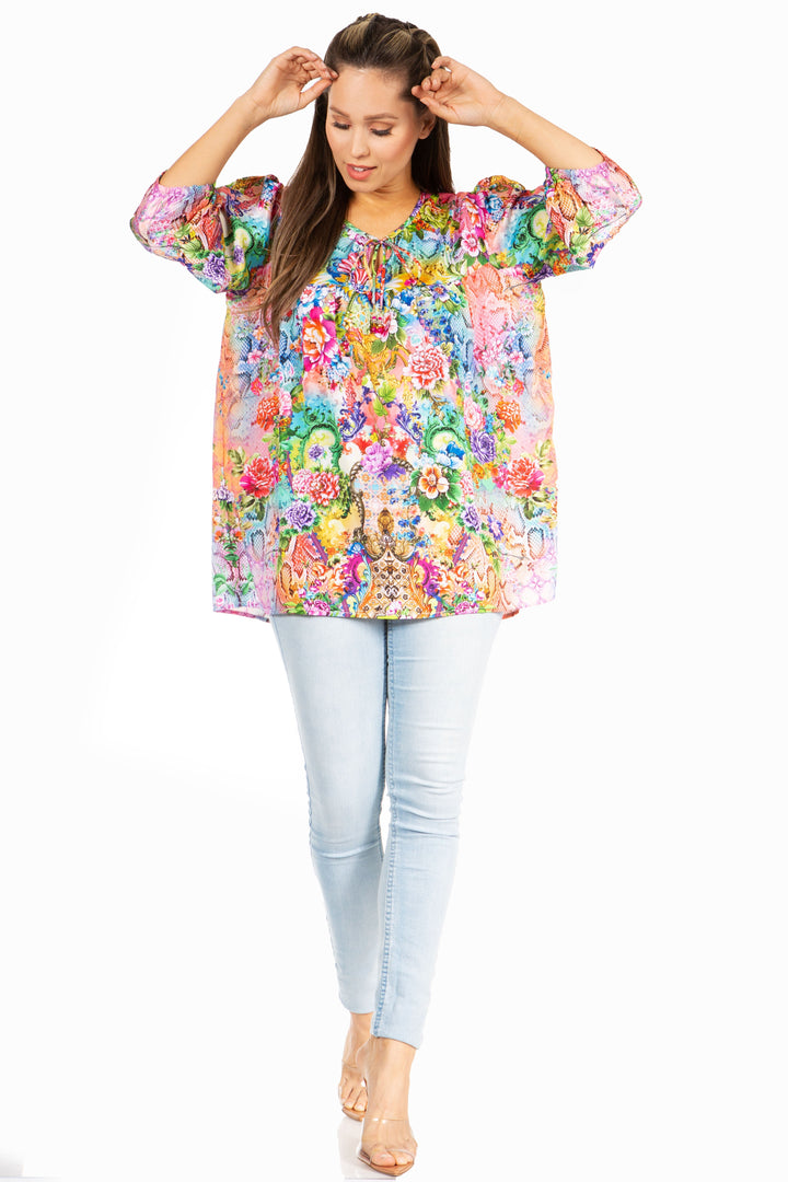 Sakkas Ligia Floral Tunic: Women&