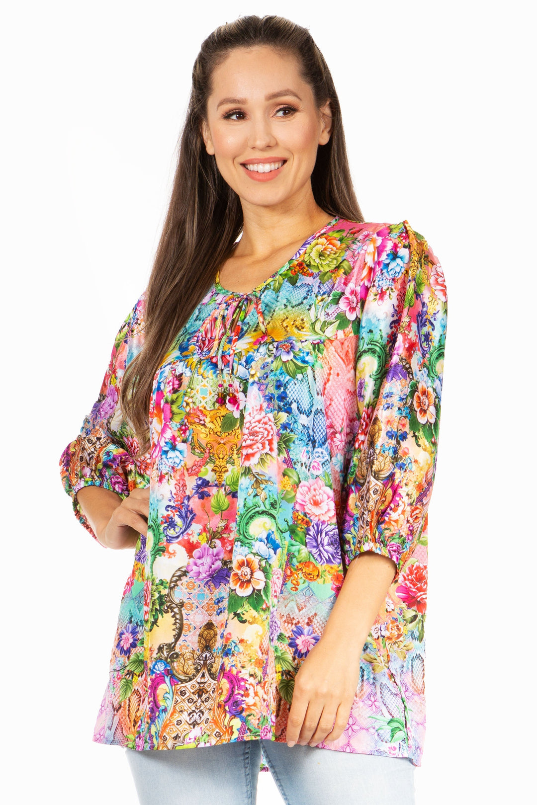 Sakkas Ligia Floral Tunic: Women&