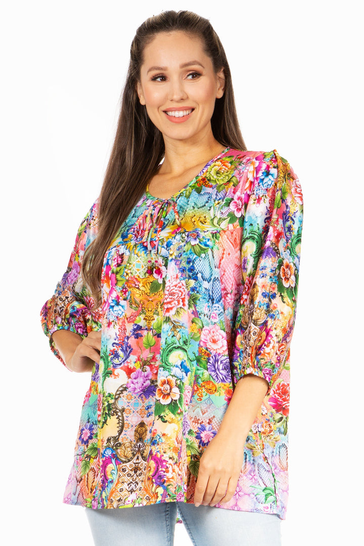 Sakkas Ligia Floral Tunic: Women&
