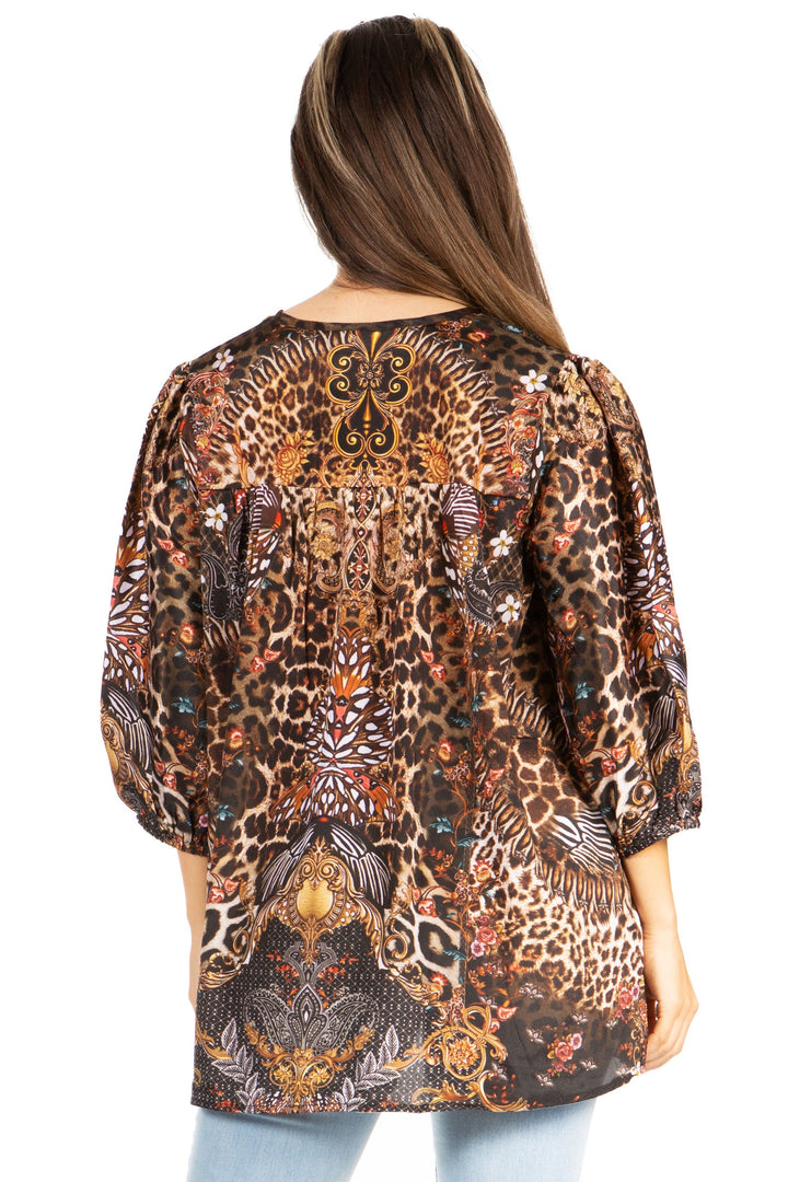 Sakkas Ligia Floral Tunic: Women&
