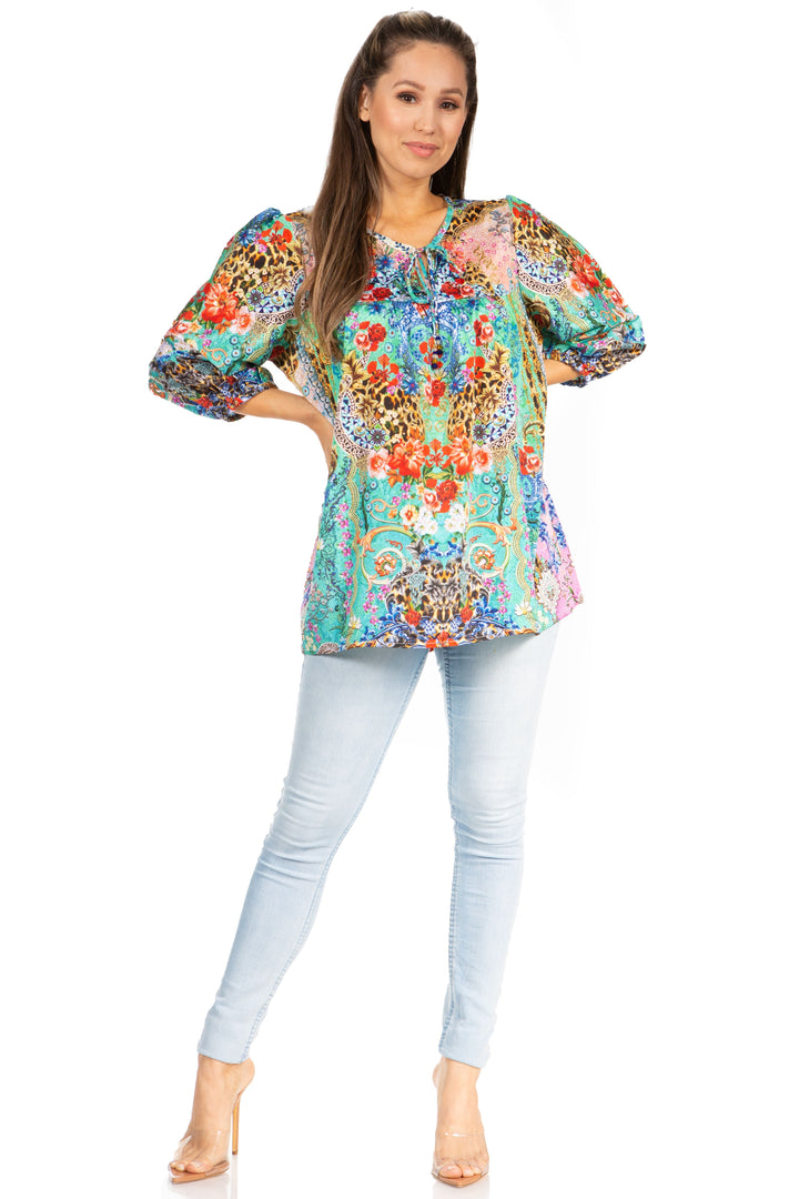 Sakkas Ligia Floral Tunic: Women&
