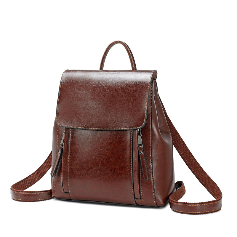 Flash Sale Top Grain Leather Backpack For Women Leather Designer Backpack Stylish Backpack Shoulder Bags