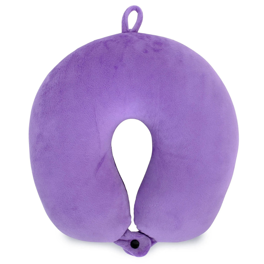 Plush Microbeads Travel Neck Pillow