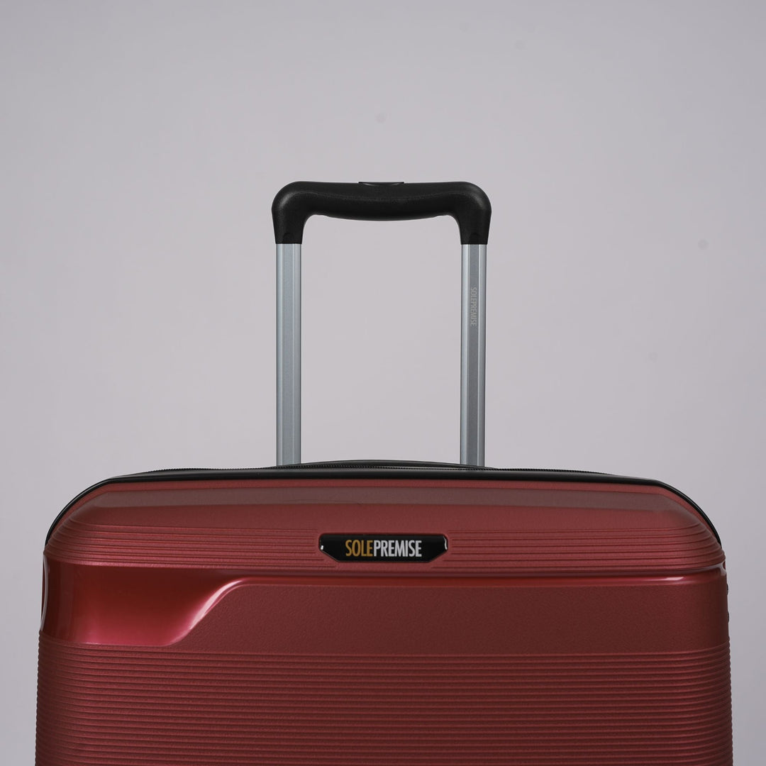24-inch Red Hardcase Roller Luggage