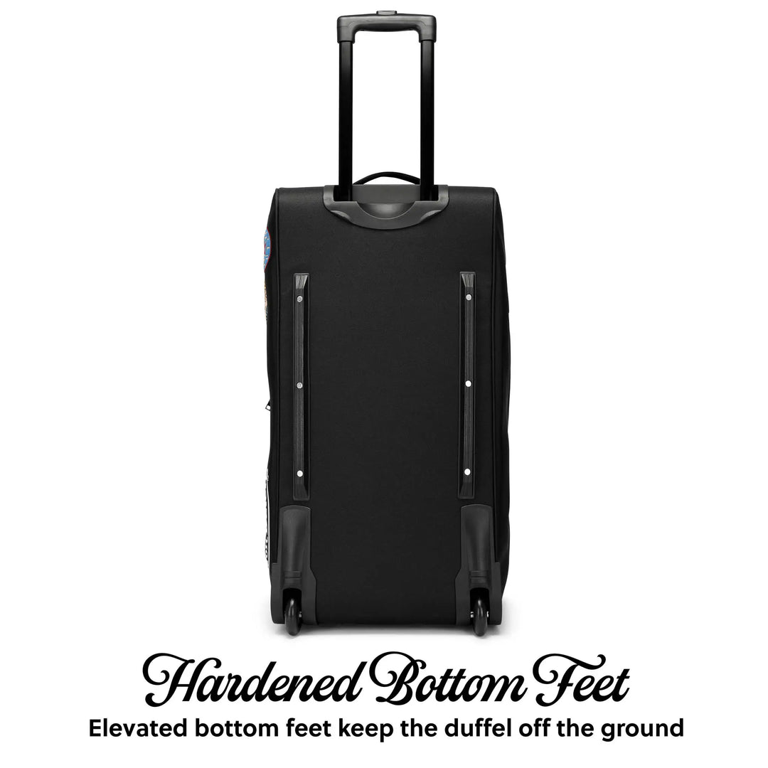 Signature Patch 28" Checked Rolling Duffel