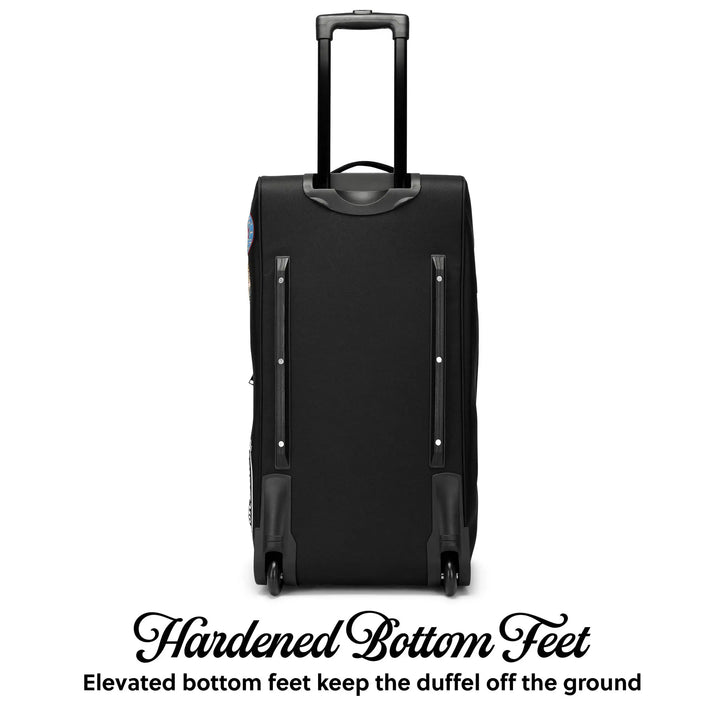 Signature Patch 28" Checked Rolling Duffel