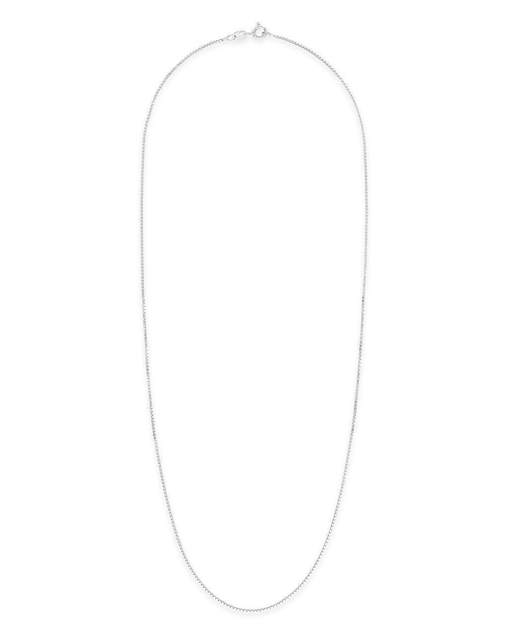 Men's Sterling Silver Venetian Chain Necklace