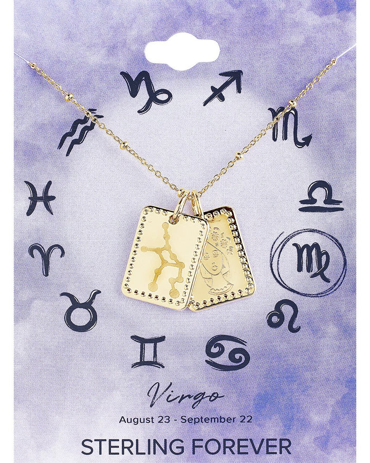 Zodiac Tag Necklace