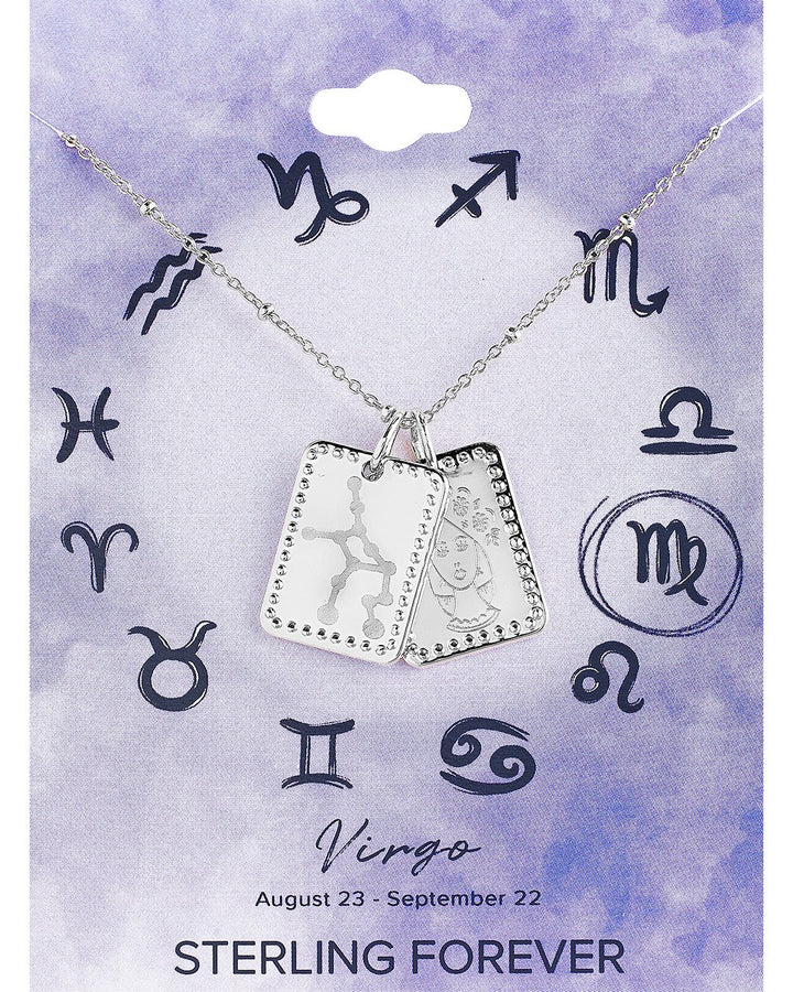 Zodiac Tag Necklace