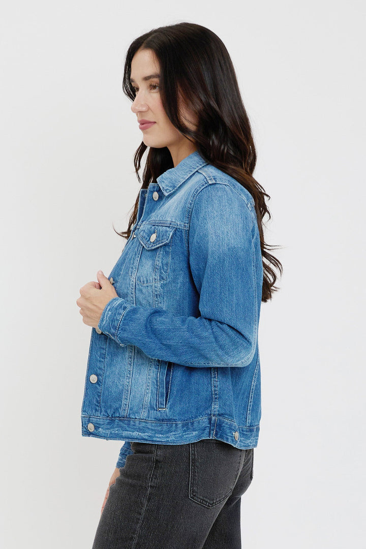 Women's Distressed Denim Jacket
