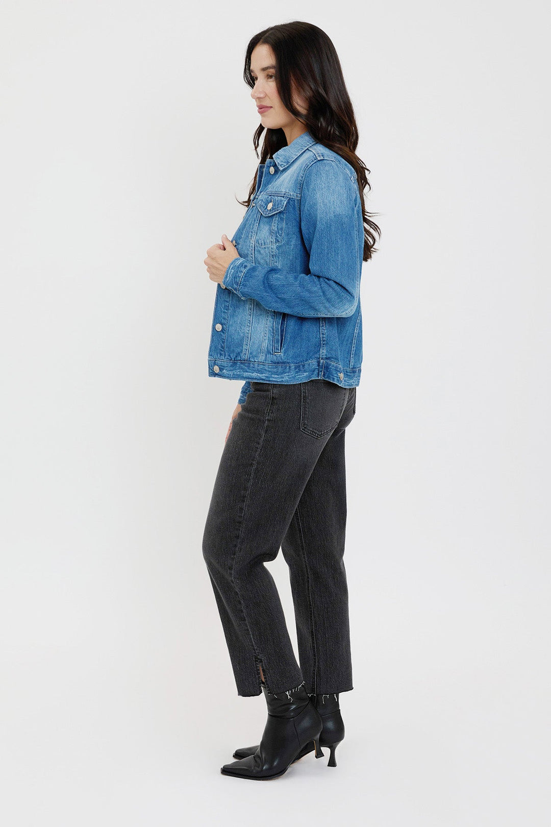 Women's Distressed Denim Jacket