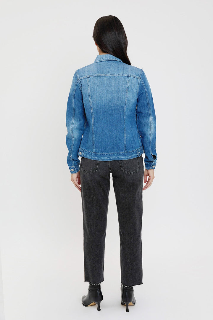 Women's Distressed Denim Jacket