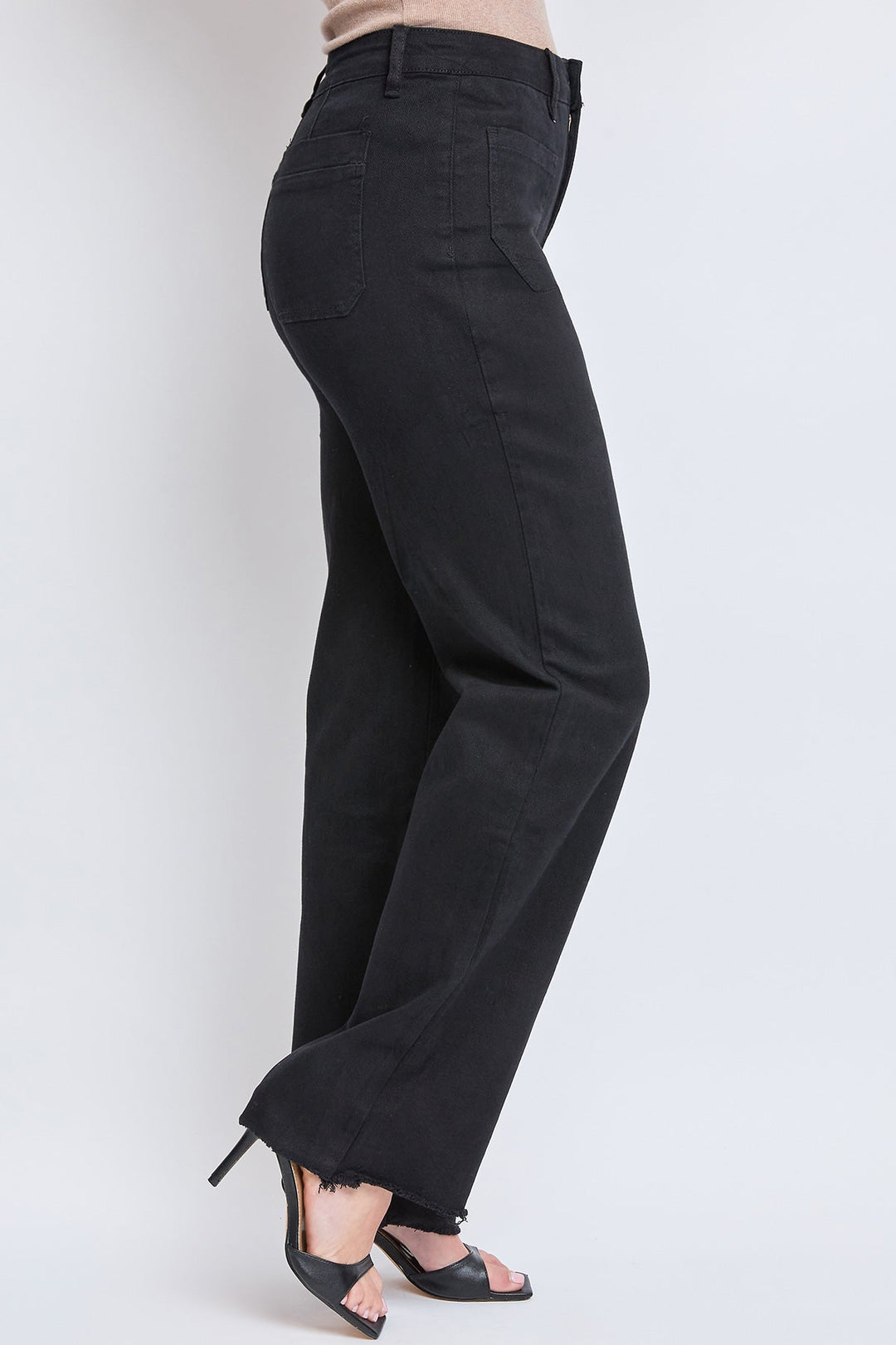 Women's High Rise Snip To Fit Wide Leg Pant