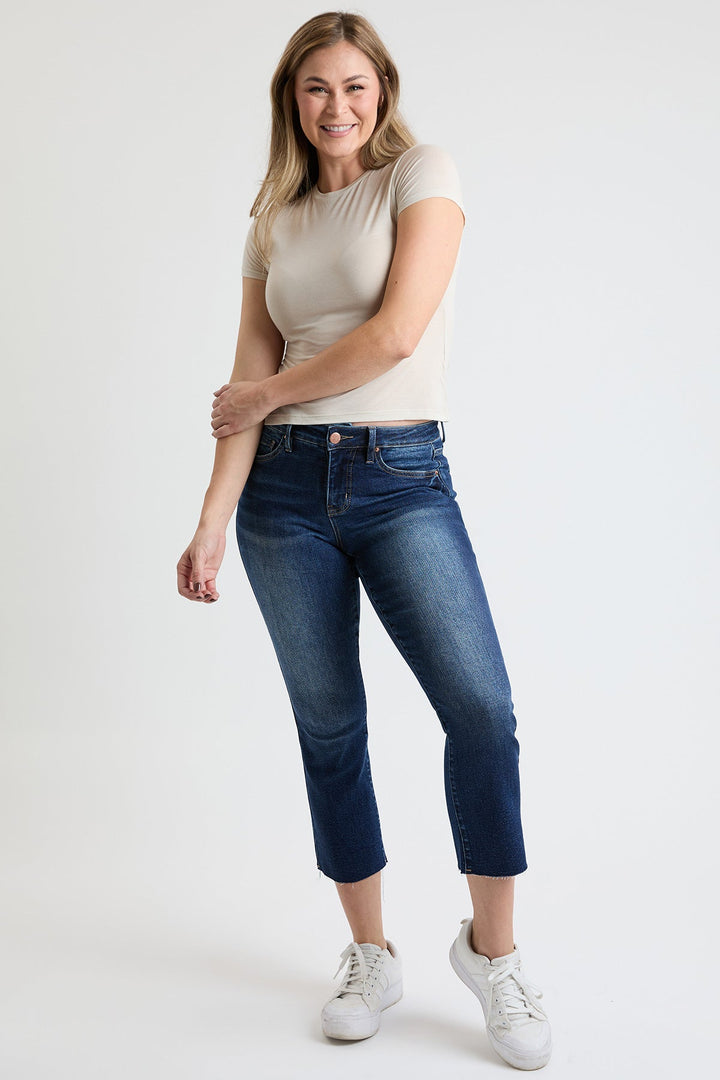 Women's Premium Stretch Cropped Kick Flare