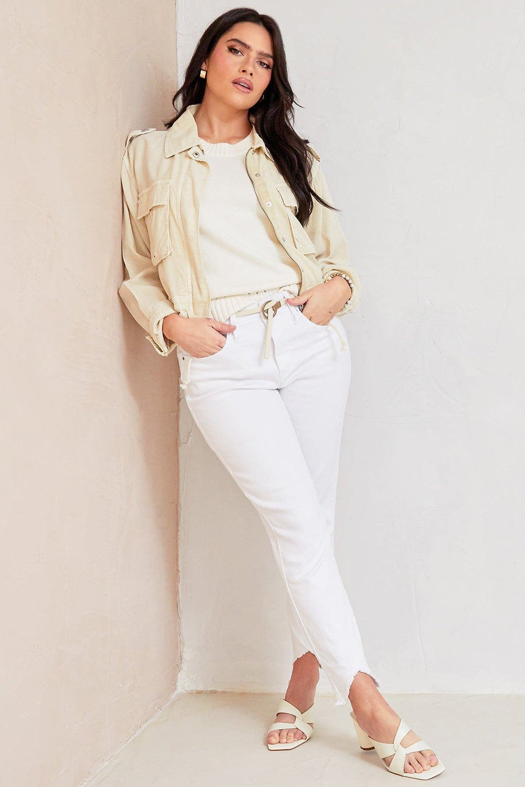 Women's Vintage Tulip Hem Ankle Jeans