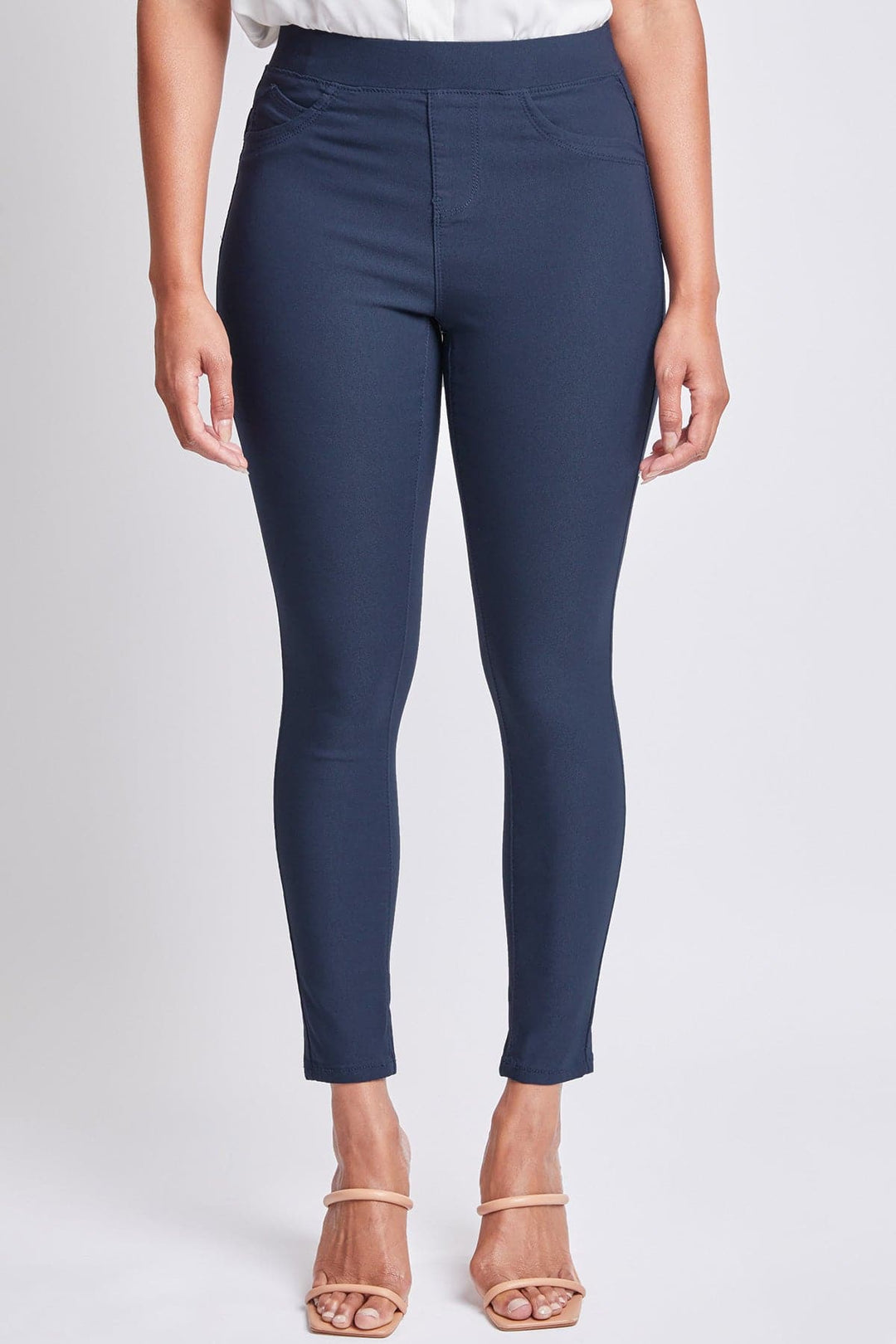 Women's Hyperstretch Mid Rise Jegging, Navy