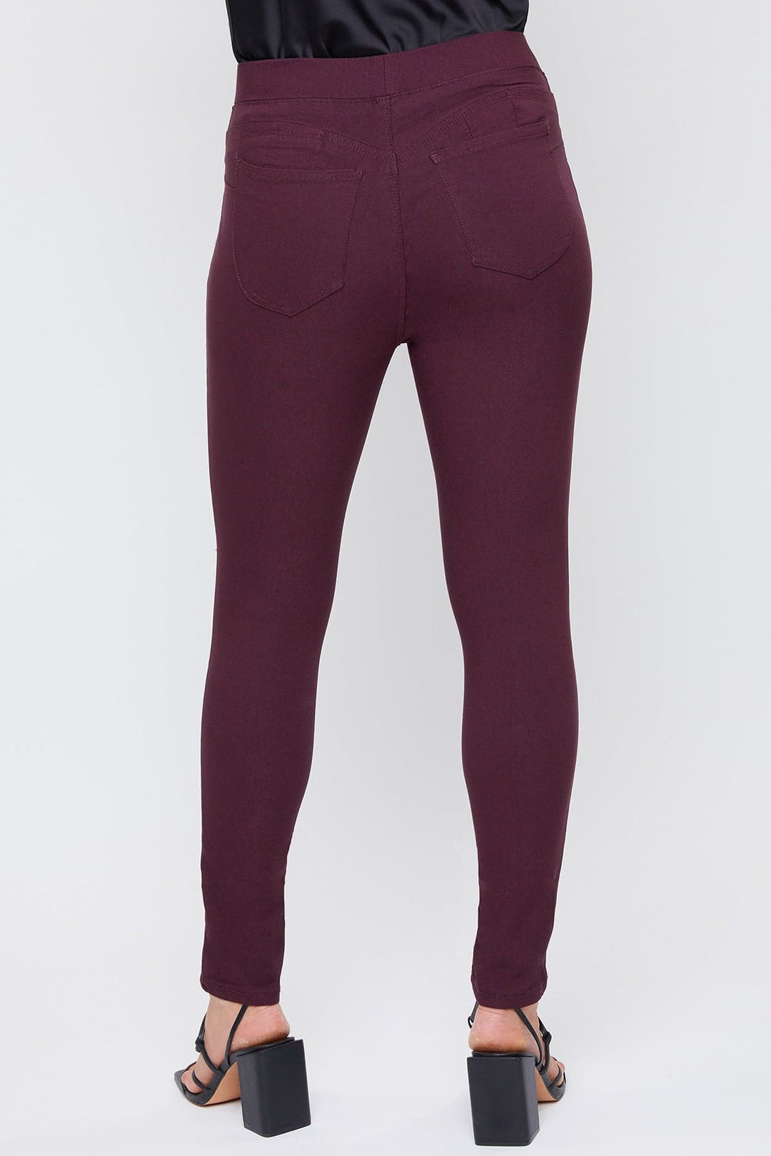 Women's Hyperstretch Mid Rise Jegging, Plum