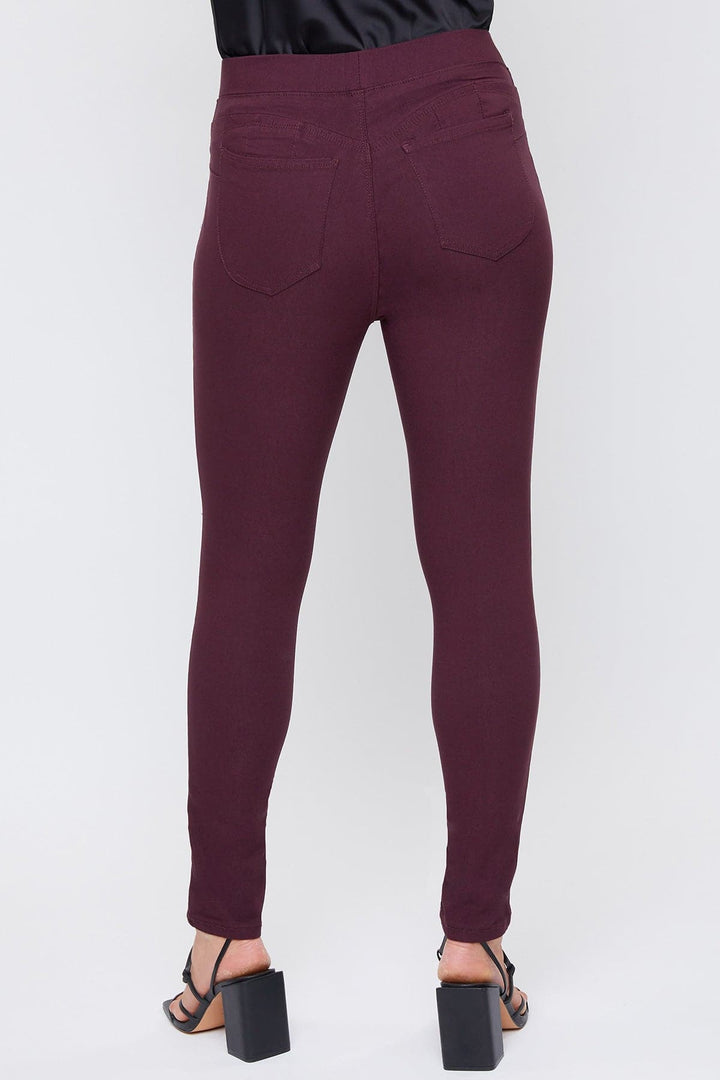 Women's Hyperstretch Mid Rise Jegging, Plum