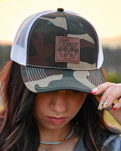 Garage Girls Camo Trucker Hat