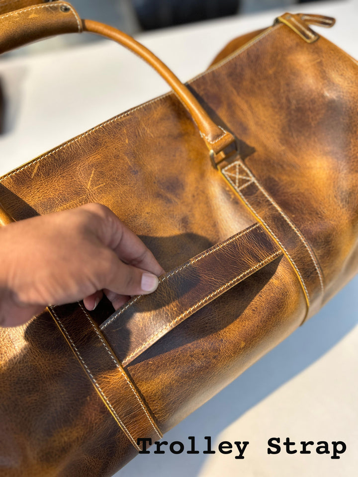 Roosevelt Full Grain Buffalo Leather Duffle