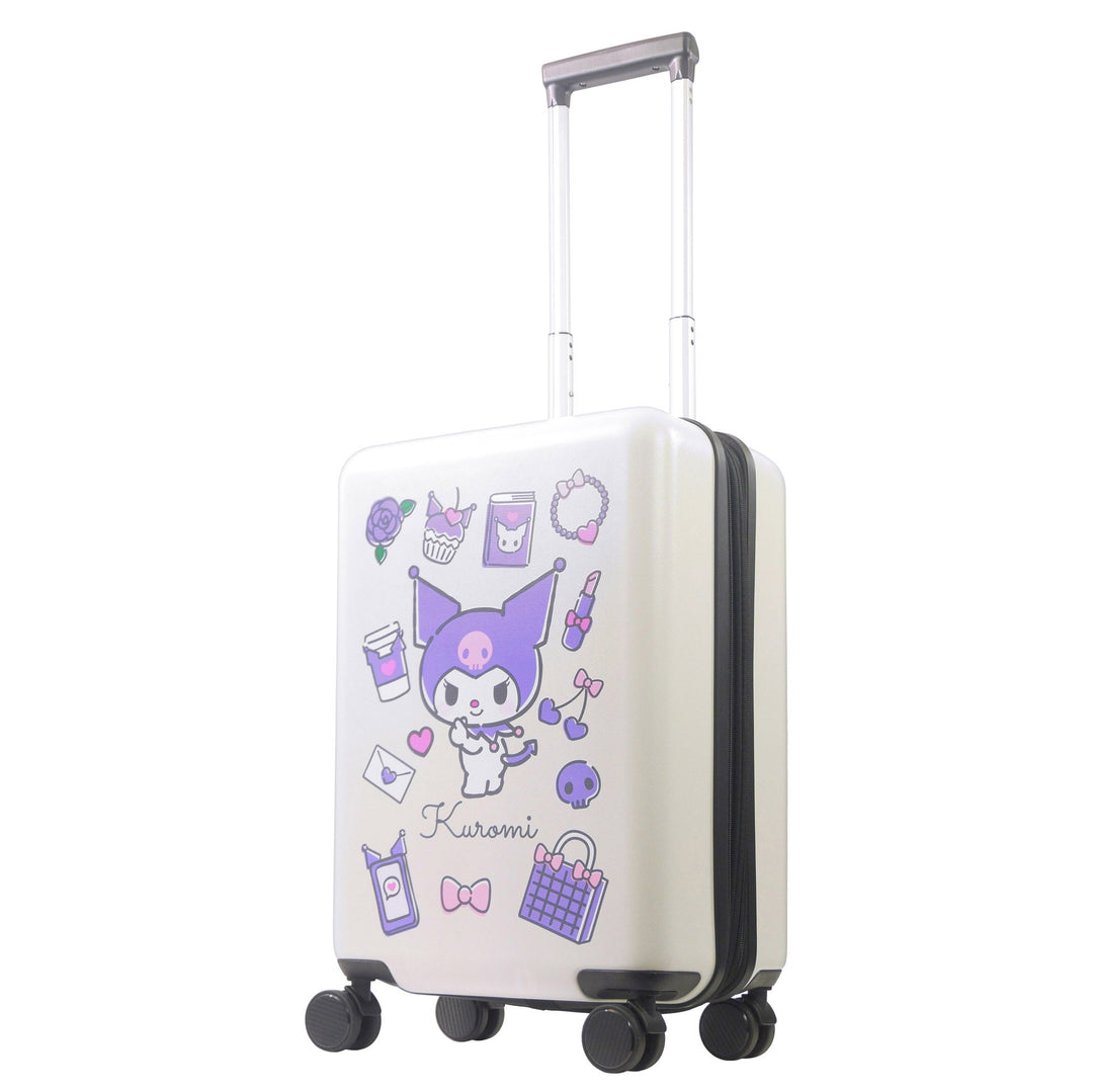 Sanrio Kuromi & My Melody 22.5" Hardside Carry-On Spinner by FŪL