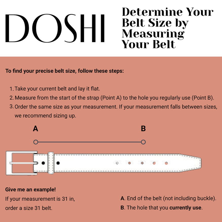 Skinny Belt - Silver Buckle