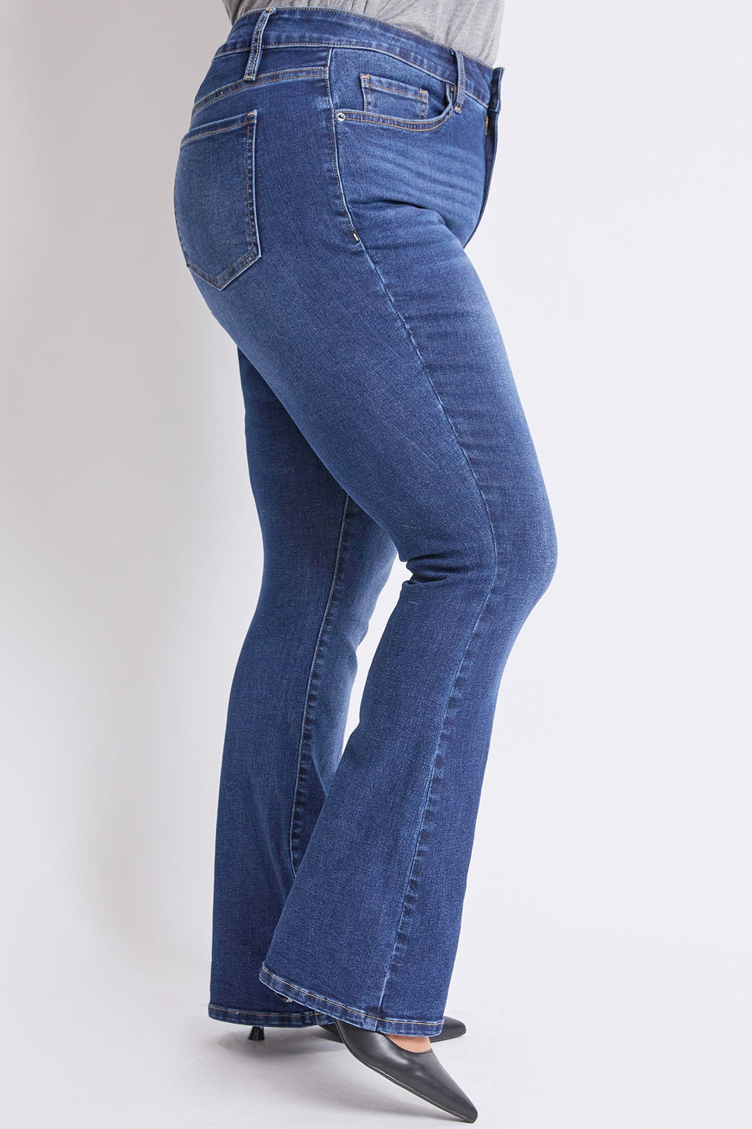 Women's Plus High Rise Slim Bootcut Jeans