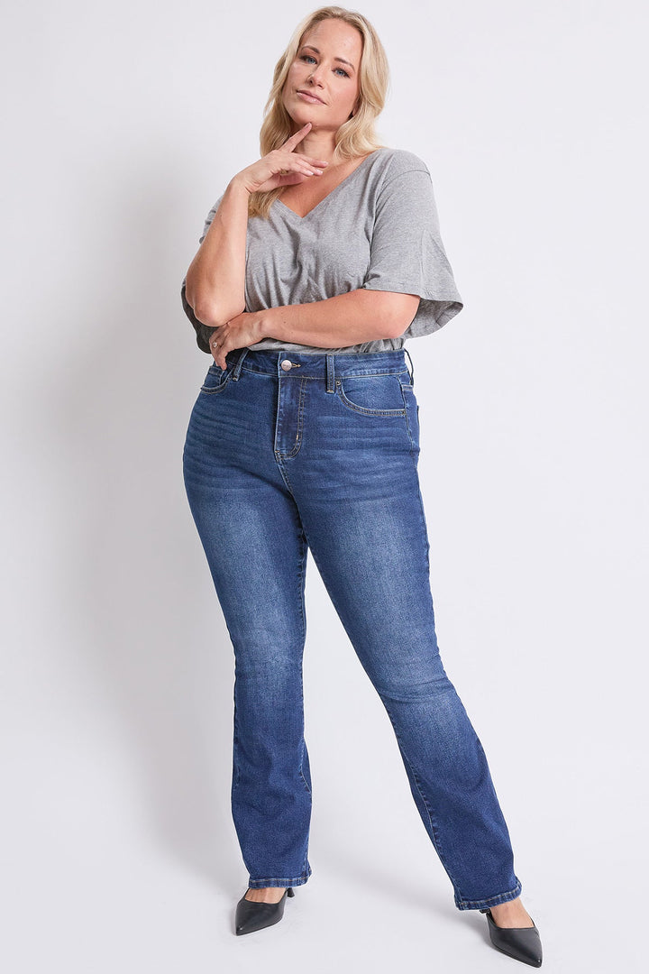 Women's Plus High Rise Slim Bootcut Jeans