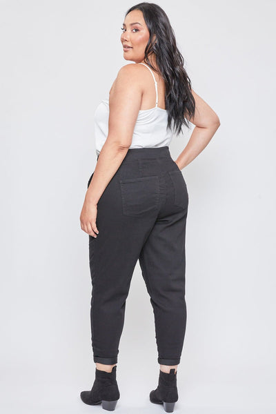 Women's Plus Size Mid Rise Cuffed Jogger Pants