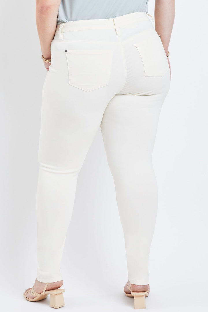 Women's Plus Size Hyperstretch Skinny Pants, Milk Shake