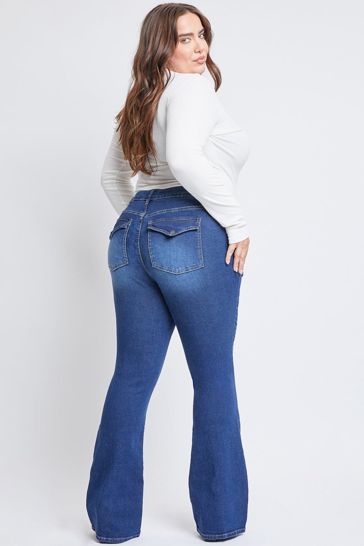 Women's Plus Sustainable Mid-Rise Bootcut Jean