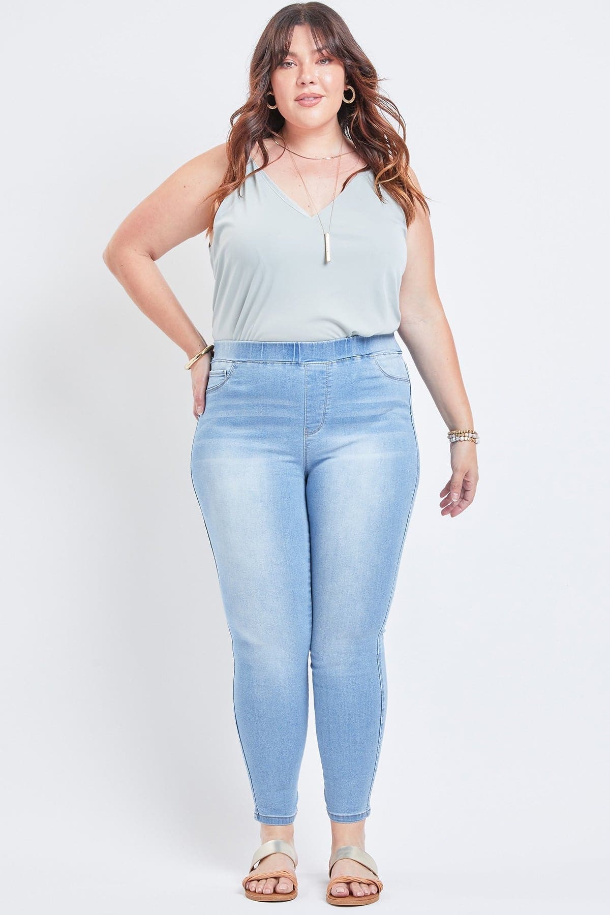 Women's Plus Size High Rise Comfort Stretch Jeggings