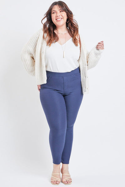 Women's Plus Size Mid Rise Hyperstretch Jegging