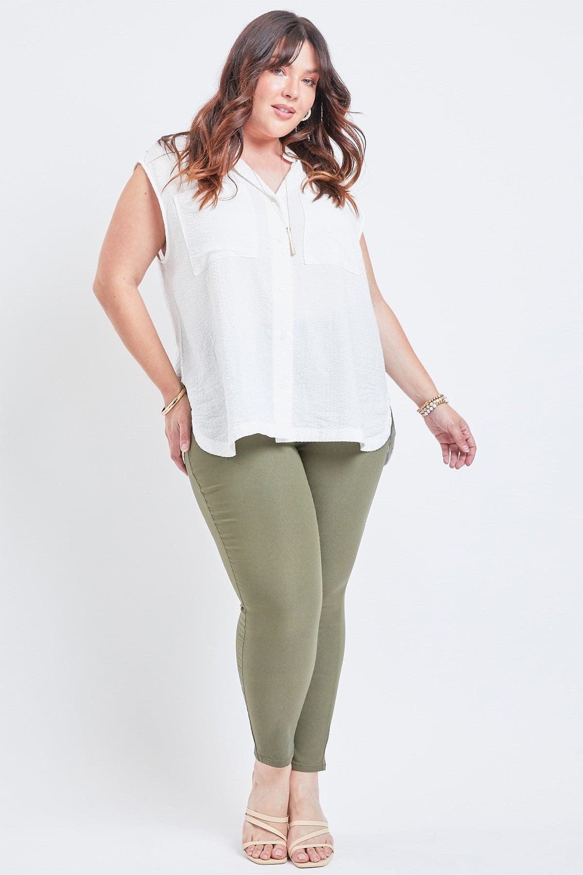 Women's Plus Size Mid Rise Hyperstretch Jegging