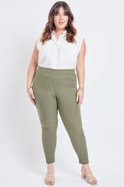 Women's Plus Size Mid Rise Hyperstretch Jegging