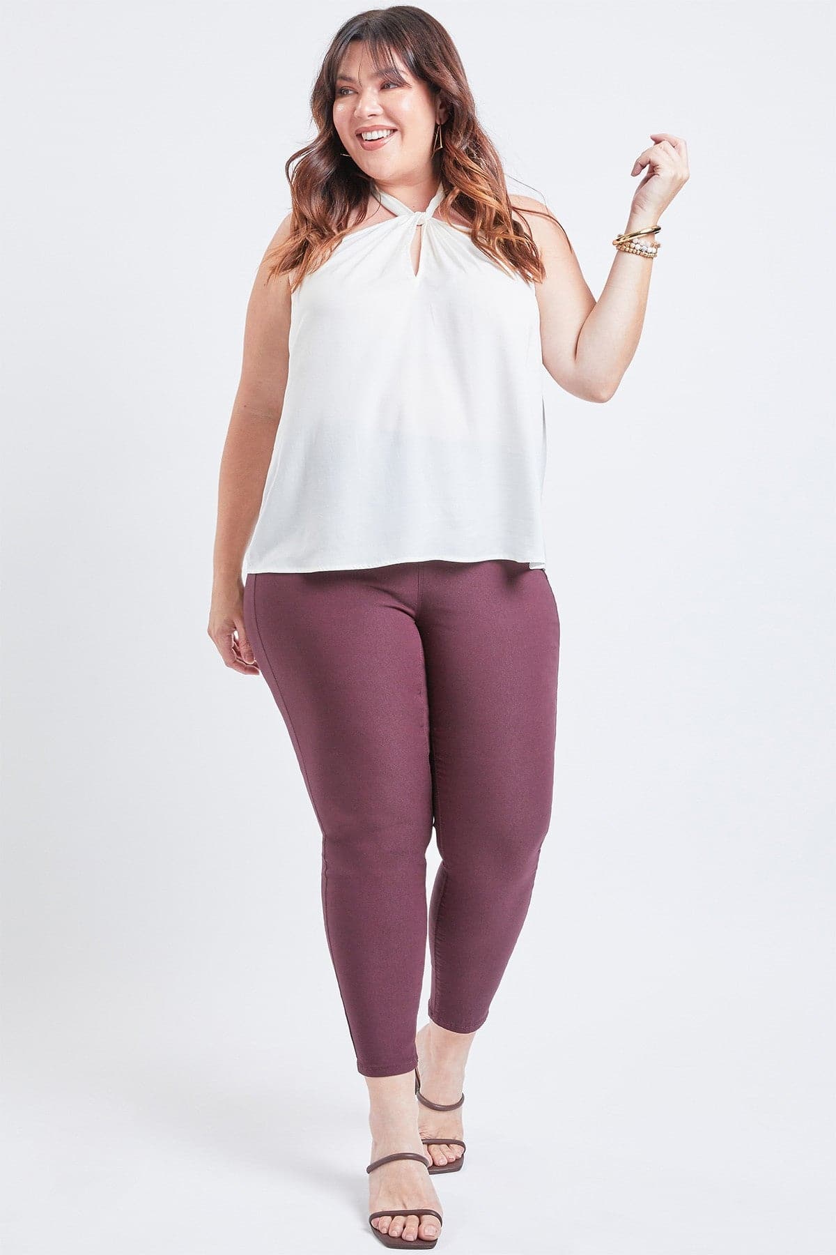 Women's Plus Size Mid Rise Hyperstretch Jegging