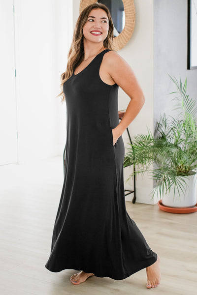 Kinsley Sleeveless Bamboo Maxi Dress