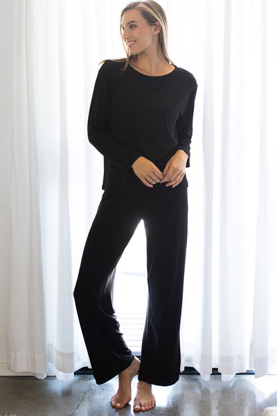 Gillian Piped Bamboo Pajama Pant