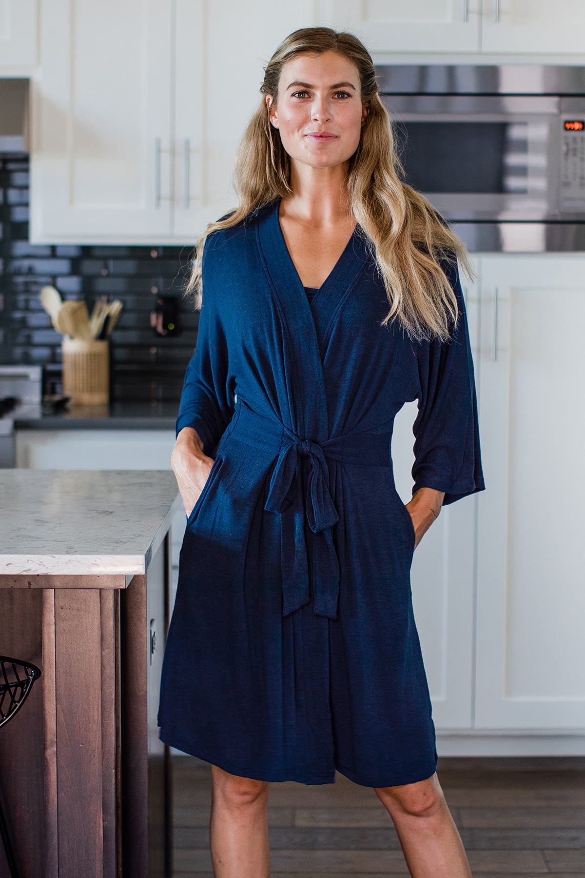 Kendra Kimono Bamboo Sweater Robe