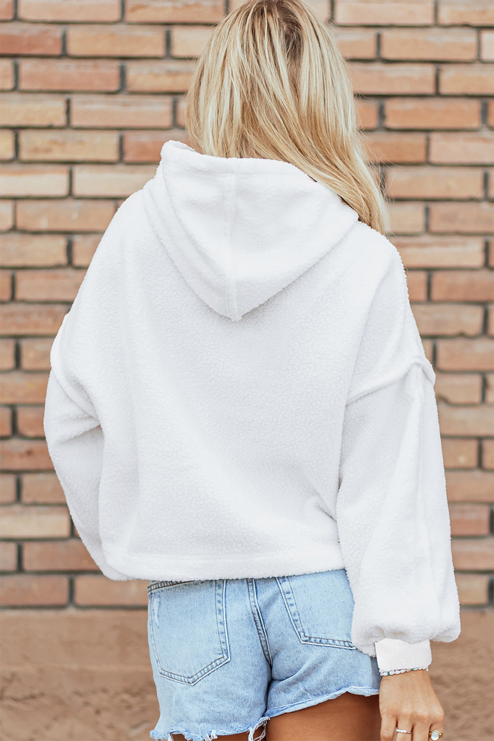 Lilah Fleece Drop Shoulder Hoodie