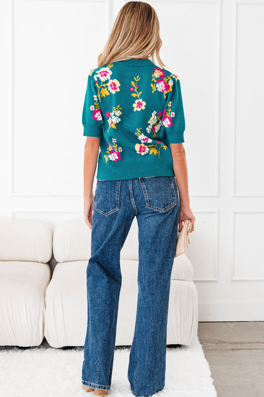 Joelle Sleeve Knitted Top