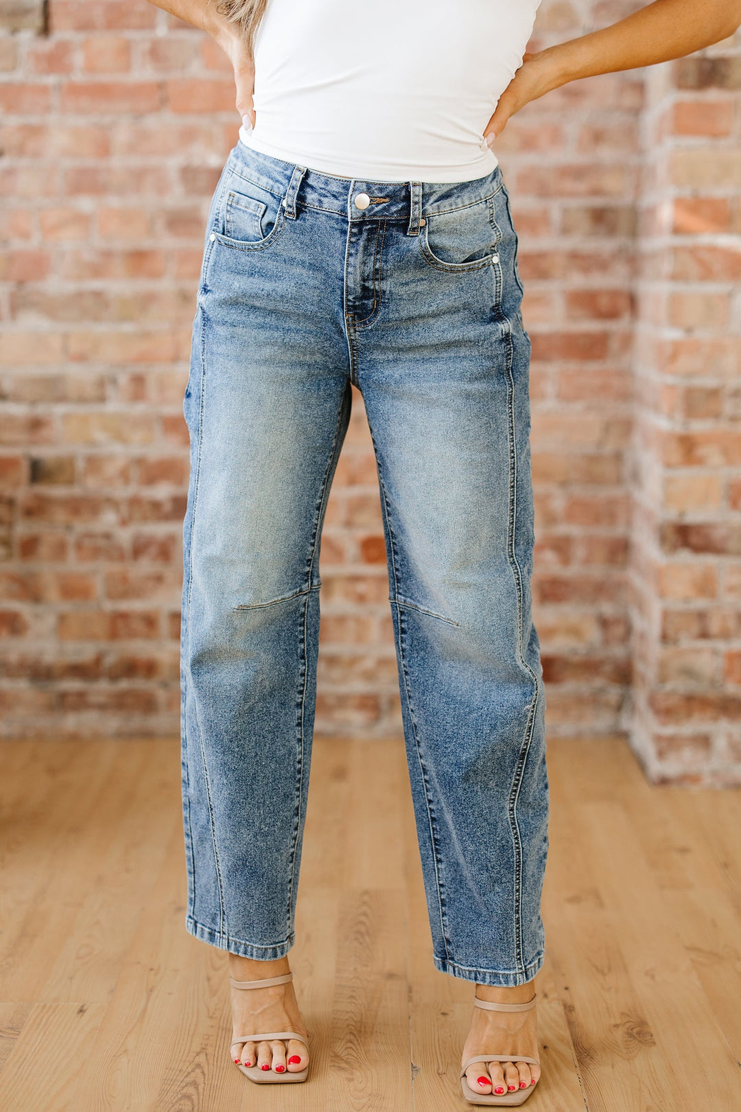 Milena Seam Detail Shift Jeans