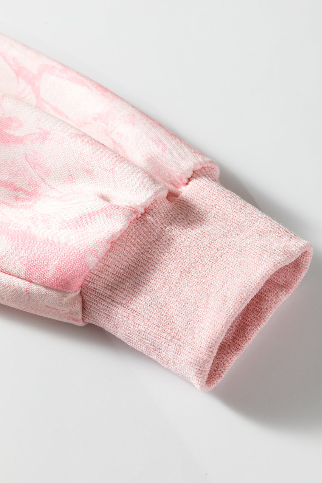 Pink Camo Print Jogger Pants Set