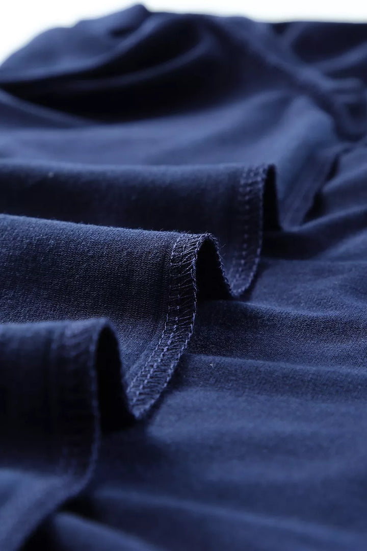 Round Neck Rolled Sleeve T-Shirt