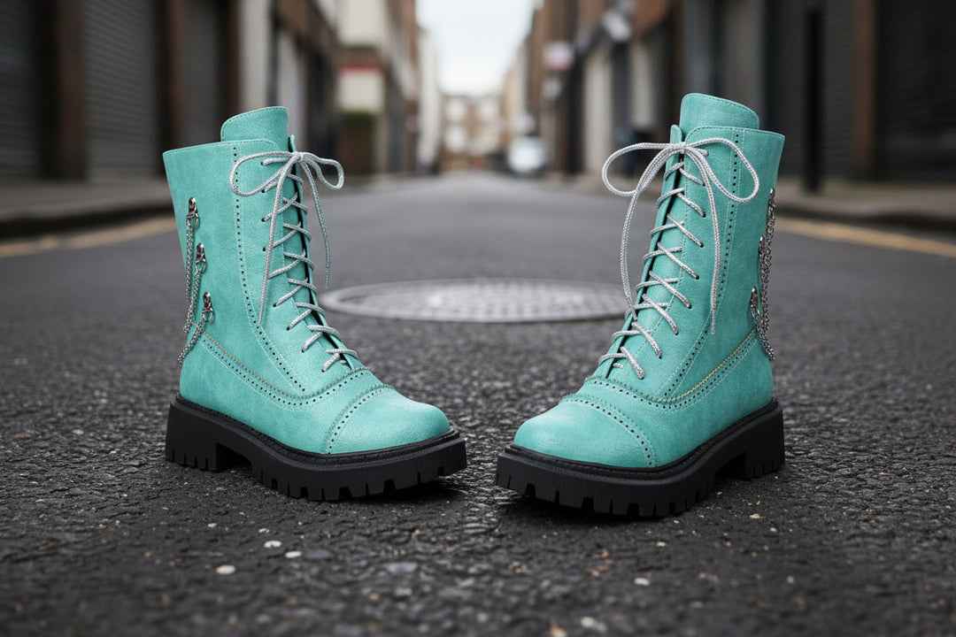 Women’s Chunky Heel Mid-Calf Dr. Style Boots – Large Size Fall & Winter Boot