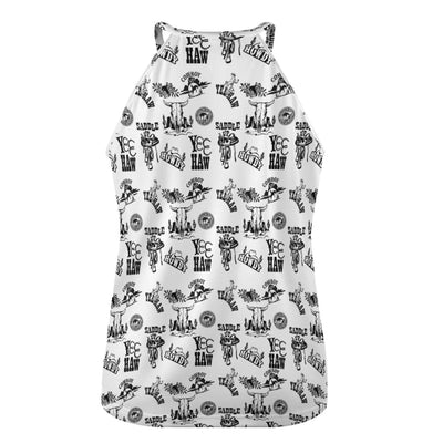 Cowboy Print Tank Top